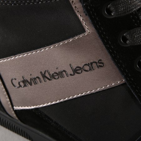 Calvin Klein - Baskets Compensées Femme Beth R0648 Silver Black