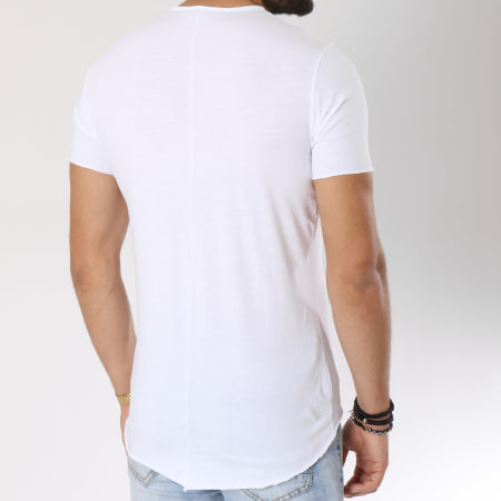 Frilivin - Tee Shirt Oversize 6376 Blanc