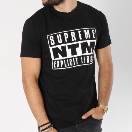Suprême NTM - Tee Shirt Explicit Lyrics Noir
