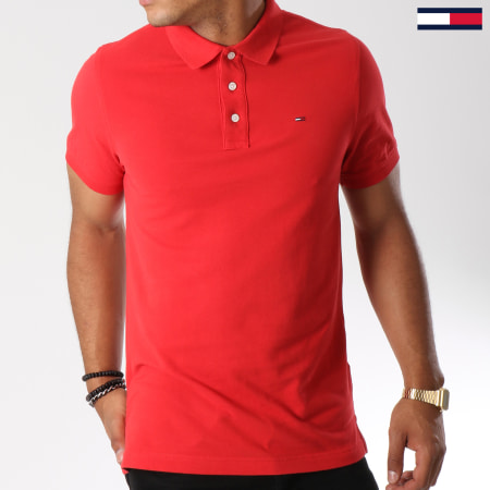 Tommy Hilfiger - Polo Manches Courtes Essential 5232 Rouge