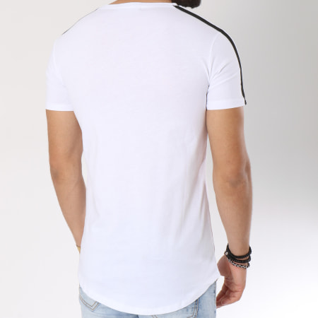 VIP Clothing - Tee Shirt Oversize Bandes Brodées 1901 Blanc