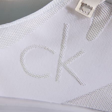 Calvin Klein - Baskets Murphy Fine Mesh Flocking SE8593 White