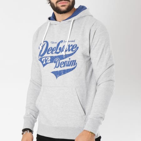 Deeluxe - Sweat Capuche Holdson Gris Chiné