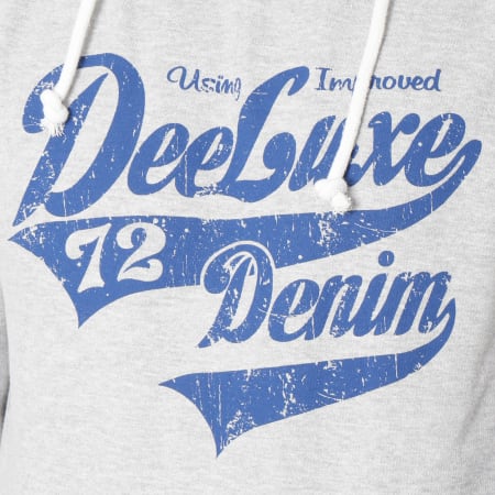 Deeluxe - Sweat Capuche Holdson Gris Chiné