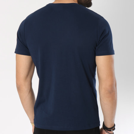 Kappa - Tee Shirt Logo Estesso Bleu Marine Rouge