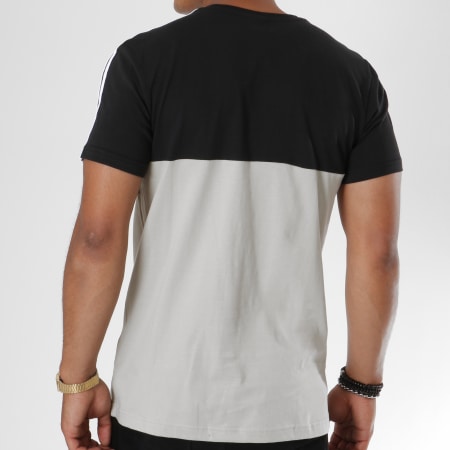 Adidas Sportswear - Tee Shirt Juventus 3 Stripes CW8785 Noir Blanc Vert Kaki