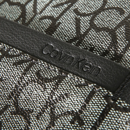 Calvin Klein - Sacoche CK Mono Flat Crossover 3878 Ecru Noir
