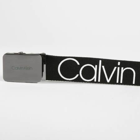 Calvin Klein - Ceinture Réversible ADJ Plaque 4150 Noir