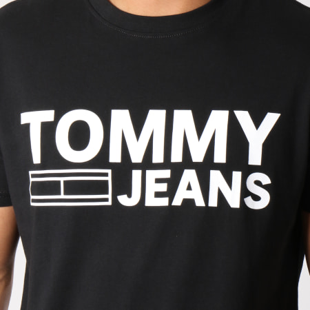 Tommy Hilfiger - Tee Shirt Essential Logo 4528 Noir Blanc