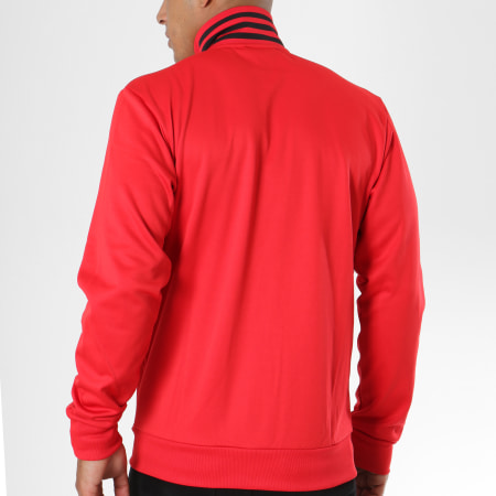 Adidas Sportswear - Veste Zippée 3 Stripes CW7668 Rouge
