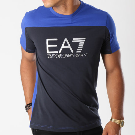 EA7 Emporio Armani - Tee Shirt 6ZPT19-PJ02Z Bleu Marine