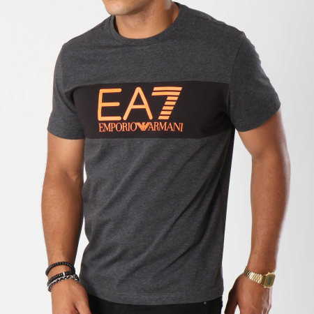 EA7 Emporio Armani - Tee Shirt 6ZPT20-PJ02Z Anthracite Chiné