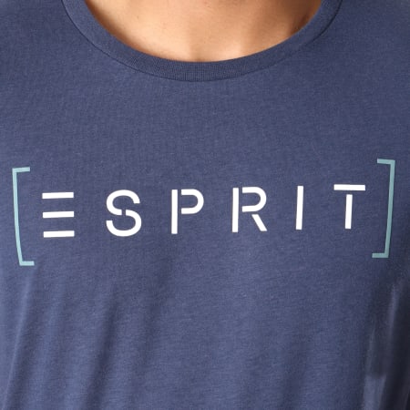 Esprit - Tee Shirt 088EE2K032 Bleu Marine