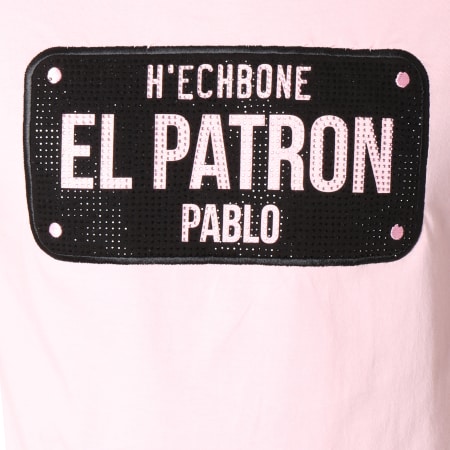Hechbone - Tee Shirt El Patron Rose