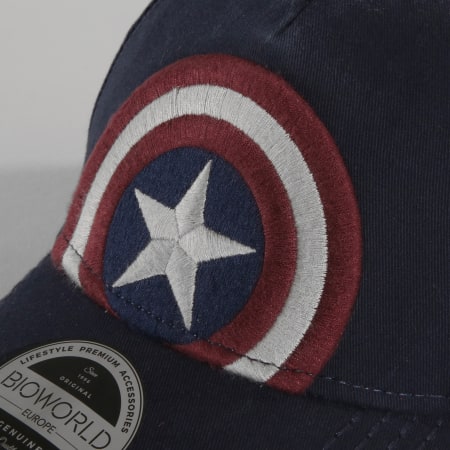 Captain America - Casquette Captain America Bleu Marine