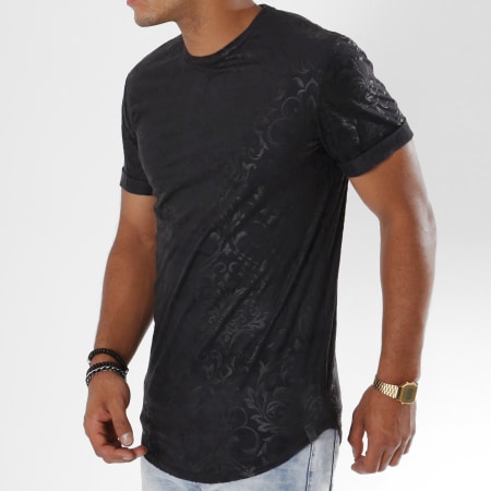 Uniplay - Tee Shirt Oversize Suédine UY245 Noir