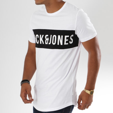 Jack And Jones - Tee Shirt Oversize Charlie Blanc