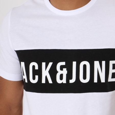 Jack And Jones - Tee Shirt Oversize Charlie Blanc