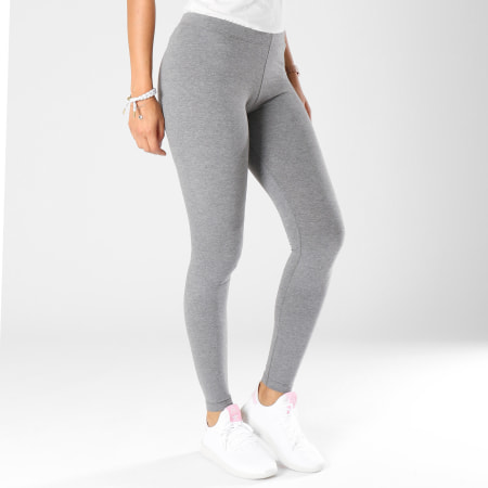Only - Legging Femme Fray Gris Chiné