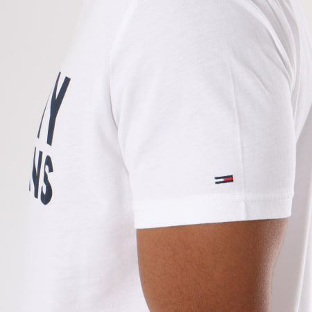 Tommy Hilfiger - Tee Shirt Essential Logo 4528 Blanc