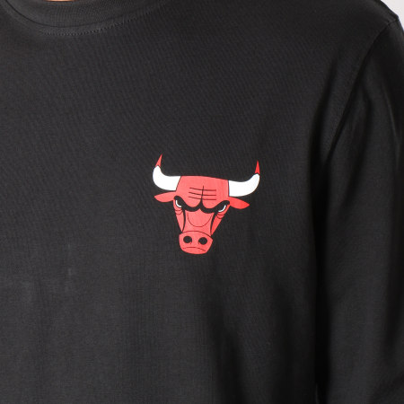 New Era - Tee Shirt Manches Longues Team Apparel Chicago Bulls 11604115 Noir