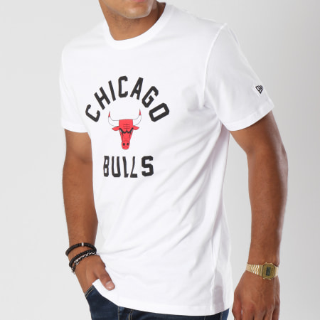 New Era - Tee Shirt Chicago Bulls Classic 11604131 Blanc