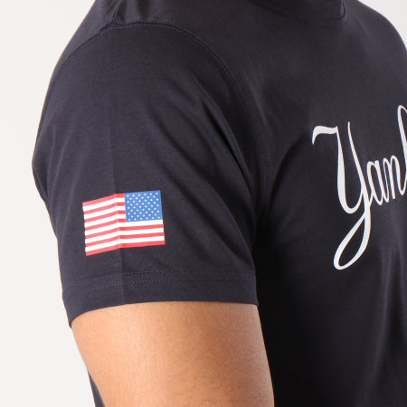 New Era - Tee Shirt New York Yankees Supporter Logo 11604134 Bleu Marine