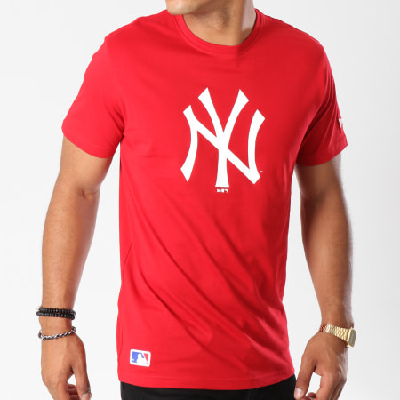 New Era - Tee Shirt New York Yankees Essential 11604136 Rouge