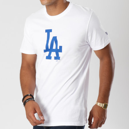 New Era - Tee Shirt Los Angeles Dodgers Essential 11604137 Blanc