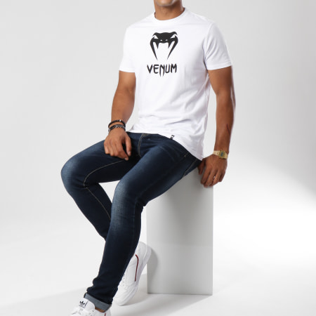 Venum - Tee Shirt Classic Blanc Noir