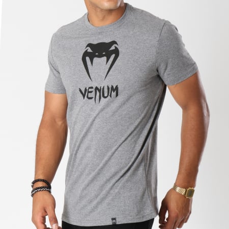 Venum - Tee Shirt Classic Gris Chiné Noir