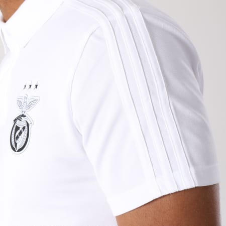 Adidas Sportswear - Polo Manches Courtes SL Benfica CJ9200 Blanc