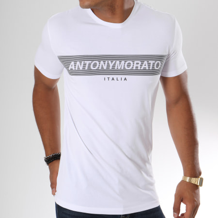 Antony Morato - Tee Shirt MMKS01393 Blanc