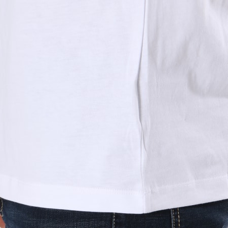 Antony Morato - Tee Shirt Avec Bandes MMKS01360 Blanc