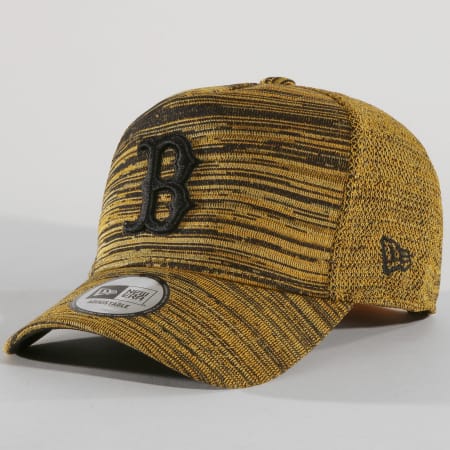 New Era - Casquette Engineered Fit Boston Red Sox 80635868 Jaune Chiné
