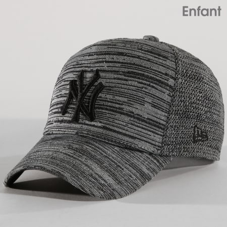 New Era - Casquette Enfant Engineered Fit New York Yankees 80635959 Gris Anthracite Chiné
