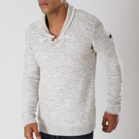 Teddy Smith - Pull Pavon Gris Chiné
