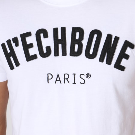 Hechbone - Tee Shirt Letter Blanc