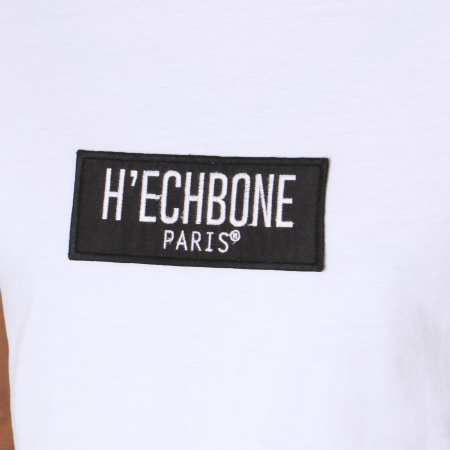 Hechbone - Tee Shirt Patch Blanc