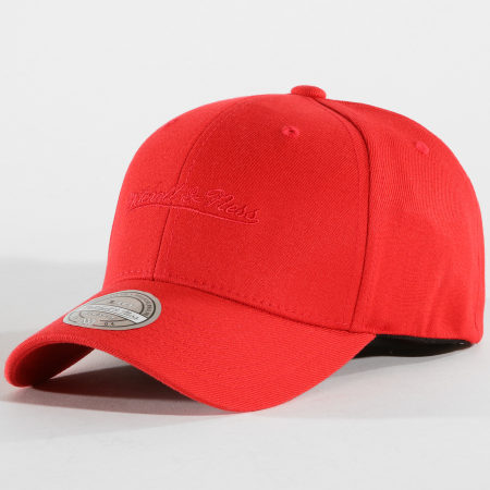 Mitchell and Ness - Casquette Logo Low Pro 110 Rouge