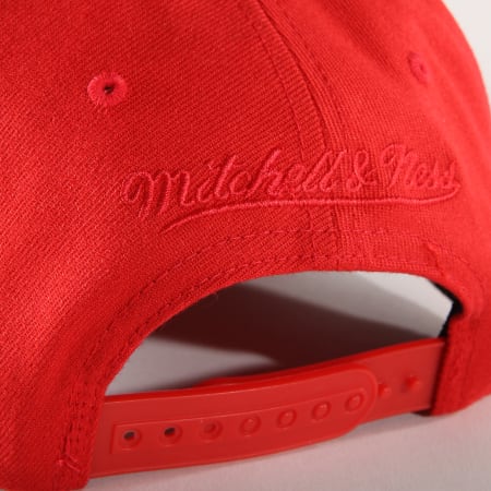 Mitchell and Ness - Casquette Logo Low Pro 110 Rouge