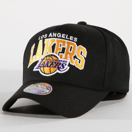 Mitchell and Ness - Casquette Team Arch Pinch Panel Los Angeles Lakers Noir