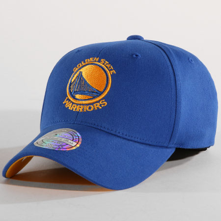 Mitchell and Ness - Casquette Team Logo Low Pro Golden State Warriors Bleu Roi