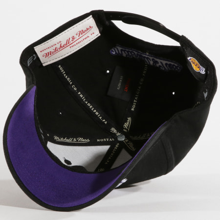 Mitchell and Ness - Casquette Team Logo Low Pro Los Angeles Lakers Noir