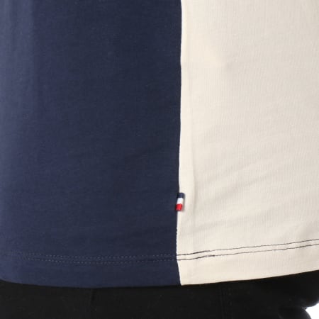 Produkt - Tee Shirt Viy Color Block Beige Bleu Marine