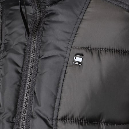 G-Star - Doudoune Poche Bomber Whistler Quilted D09781-A674 Noir Gris Anthracite