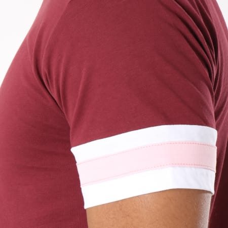 304 Clothing - Tee Shirt Oversize Brooks Bordeaux 