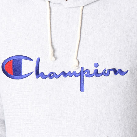 Champion - Sweat Capuche 212574 Gris Chiné