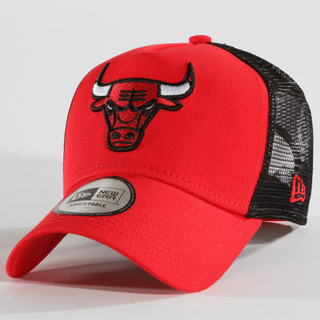 New Era - Casquette Trucker Team Essential NBA Chicago Bulls Rouge Noir