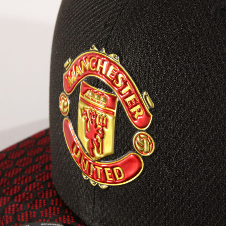 New Era - Casquette Snapback Hex Weave Vize Manchester United Noir Rouge